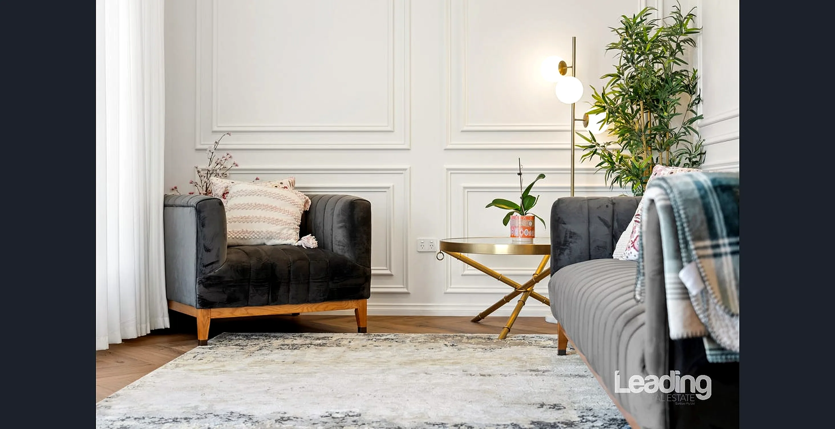 Statement formal lounge at the front of 122 Elizabeth Drive