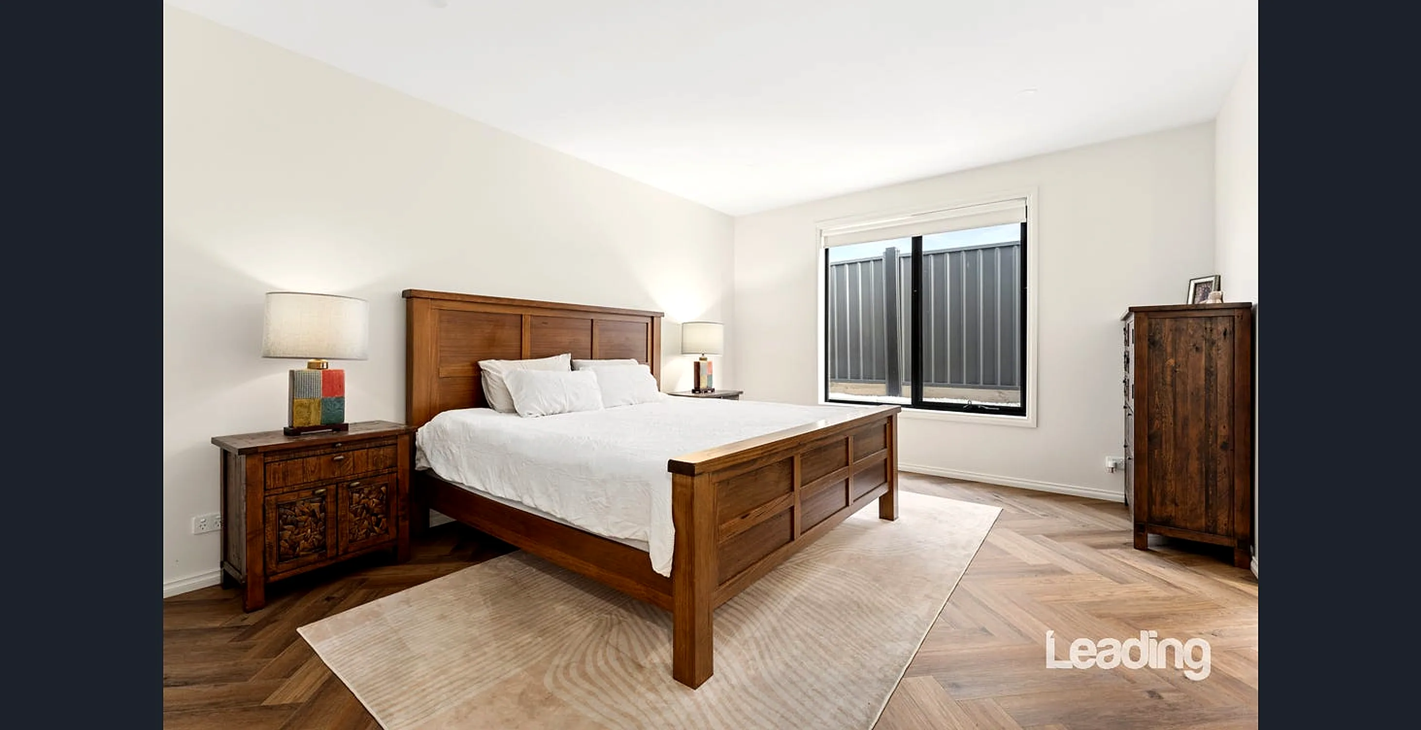 Master suite with walk-in robe at 122 Elizabeth Drive